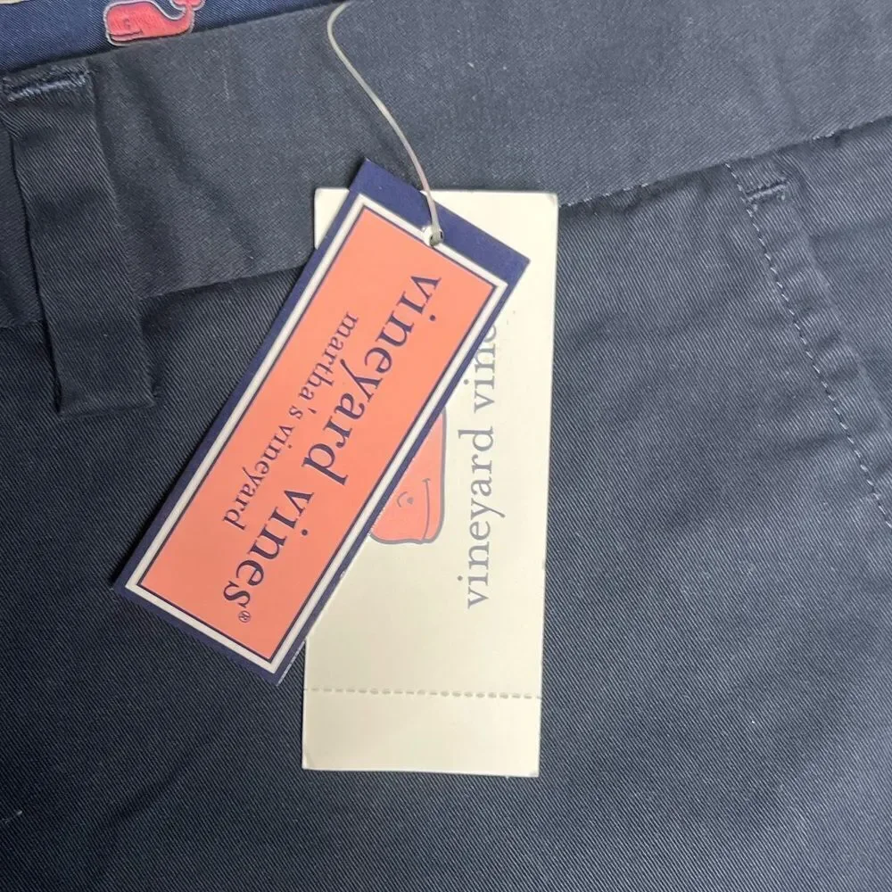 Vineyard Vines 7” Stretch Breaker Shorts Navy Blue Men’s Size 38 NWT